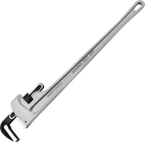 MAXPOWER Llave de tubo de 36 pulgadas, llave de tubo recta resistente Llave de plomero de aluminio