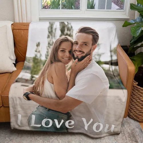 Miniatura 3 de inkArts Mantas personalizadas con foto, manta personalizada con mi propia foto, mantas personalizadas con imagen, regalos personalizados