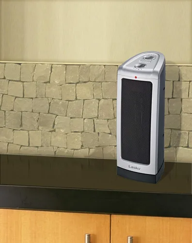 Miniatura 5 de Lasko Calentador de espacio de calefacción, 16 pulgadas, plateado Plata