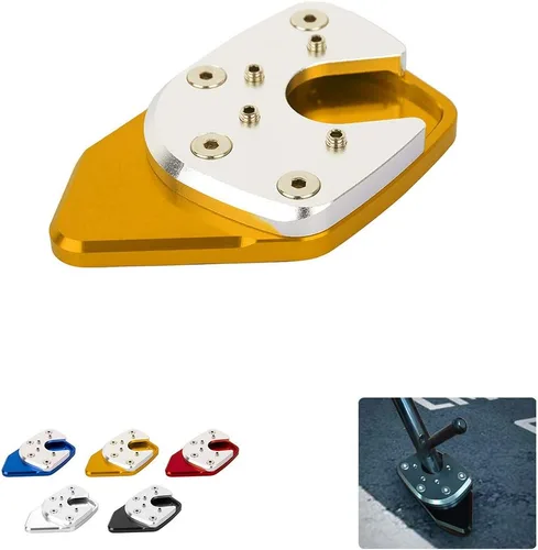 Miniatura 3 de Accesorios de la motocicleta Pie lateral Soporte de bicicleta Kickstand Pad para Honda X-ADV 750 2017-2018 (dorado)