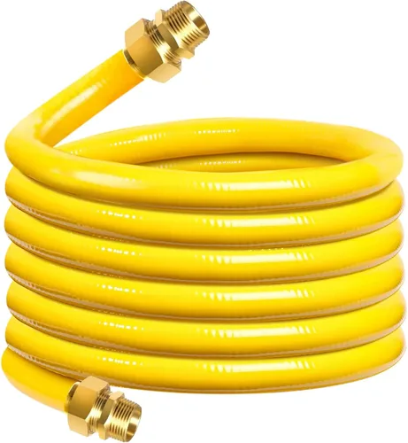 Miniatura 12 de CSST Tubería de Acero Inoxidable Corrugado de 70 Pies 3/4" Línea Flexible de Tubería de Gas Natural Kit de Conversión de Propano Manguera