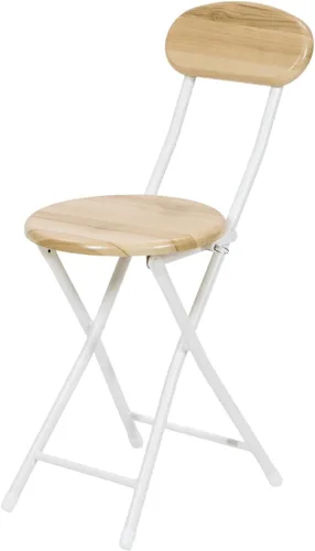 Miniatura 6 de Takeda Corporation T3-SCLW54BK - Silla plegable negra con respaldo ancho, portátil, uso en interiores, adulto, 17.3 x 14.6 x 21.1 pulgadas Negro
