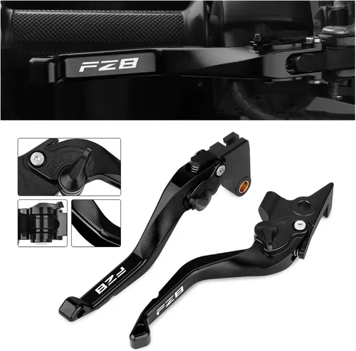 Miniatura 2 de for FZ8 FZ 8 2011 2012 2013 2014 2015 CNC Short Brake Clutch Levers Motorcycle Handles Adjustable Lever(Black)