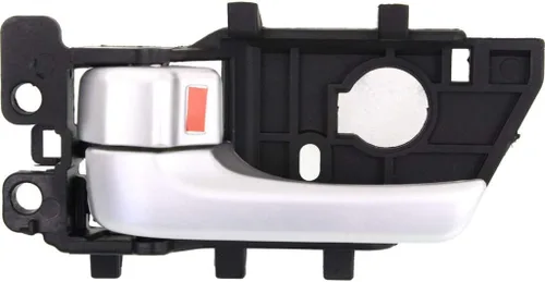 Miniatura 2 de Para Kia Forte Koup 2010 2011 2012 2013 Manija de puerta interior delantera o trasera, lado del conductor pintado plateado Con botón de bloqueo