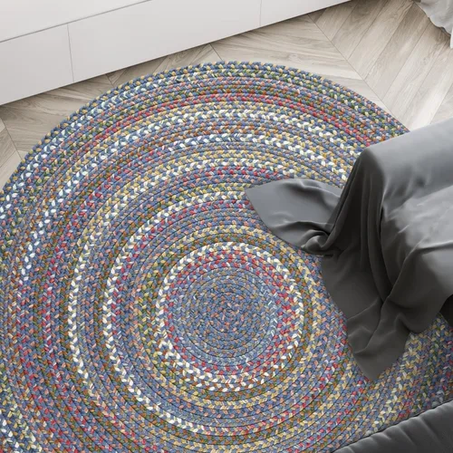Miniatura 23 de Rhody Rug Country Jewel CJ35 - Alfombra trenzada ovalada de bronce de 2 x 3 pies, decoración del hogar, alfombra de piso o alfombra de dormitorio
