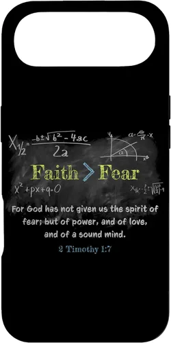 Miniatura 27 de Faith > Fear 2 Timothy 1:7 Christian Verse Math Equation Case for iPhone 17