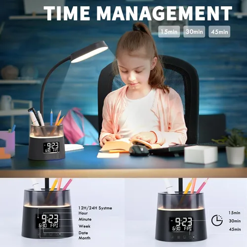 Miniatura 4 de Lámpara de escritorio LED con soporte para bolígrafo para niño