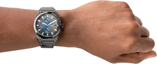Miniatura 4 de Fossil Everett - Reloj cronógrafo de cuarzo de acero inoxidable para hombre Everett FS5879 - Reloj cronógrafo de acero inoxidable de 0709in