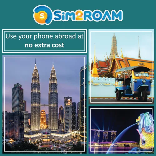 Miniatura 6 de Sudeste asiático solo SIM Indonesia, Malasia, Singapur, Tailandia, Camboya 1 GB diario a 4G LTE datos de Internet de alta velocidad