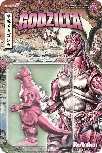 Miniatura 9 de Super7 Figura de reacción Toho Godzilla '89 (Festival de flor de cerezo) – Figura de acción de Toho Godzilla de 3.75 pulgadas – Coleccionables