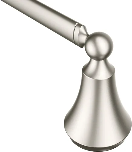 Miniatura 5 de Moen Wynford YB5201BN - Manija decorativa para tanque de inodoro de latón cepillado de 3 pulgadas