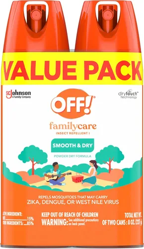 Miniatura 11 de OFF! Family Care Insect & Mosquito Repellent, Bug Spray Containing 15% DEET, Protects Against Mosquitoes, 4 Oz, 2 Count, Pack of 12