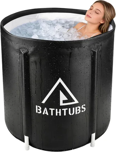 Bañera Plegable Portátil, Bañera de Baño Plegable para Adultos para Viajes, para Acampar, Hogar y Spa, Almacenamiento que Ahorra Espacio, Material
