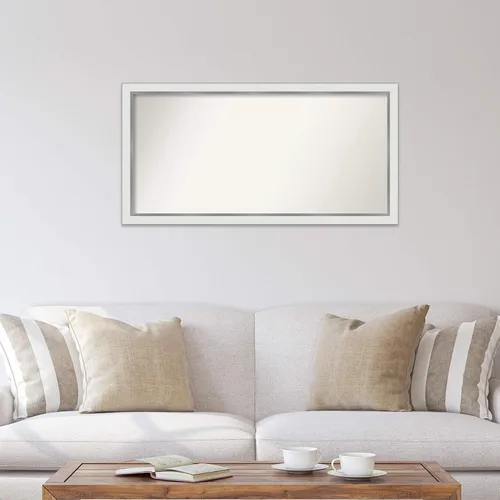 Miniatura 439 de Amanti Art Espejo personalizado, espejo estrecho de baño de oro blanco, espejo de pared o espejo de tocador de baño sobre el fregadero