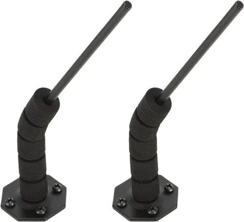 Percha para pistola de 45 grados, soporte oculto para pistola interior para almacenamiento de montaje en pared, soporte recubierto de vinilo sólido,