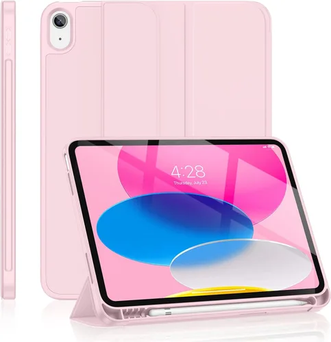 Miniatura 13 de Soke Funda para iPad (A16) de 11ª/10ª generación (2025/2022), iPad de 11/10.9 pulgadas con soporte para lápiz, funda protectora inteligente con Negro