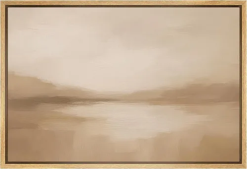 Miniatura 48 de SIGNFORD Lienzo enmarcado para pared, pinos sepia, bosques, bosques, naturaleza, ilustraciones de área silvestre, arte digital, arte moderno
