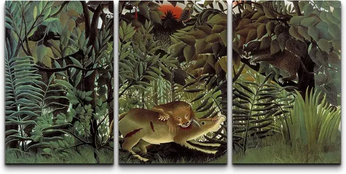 Miniatura 9 de Wall26 - Lienzo decorativo para pared, 3 piezas, serie de pinturas famosas