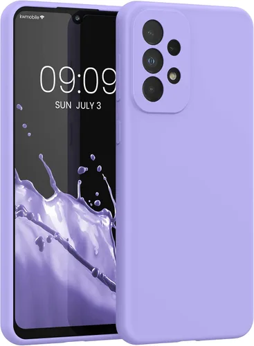 Miniatura 110 de kwmobile Funda Compatible con Samsung Galaxy A14 5G - Funda de teléfono de TPU y silicona con acabado suave - Verde Lima