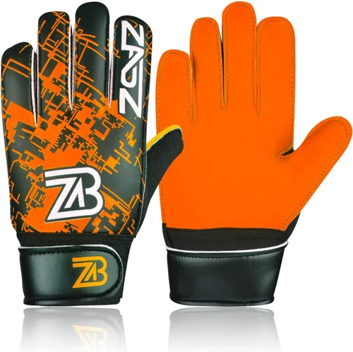 ZABZ Guantes de portero para jóvenes, guantes de fútbol para niños, guantes de fútbol para niños, con agarre extra, protección de palma y muñeca,