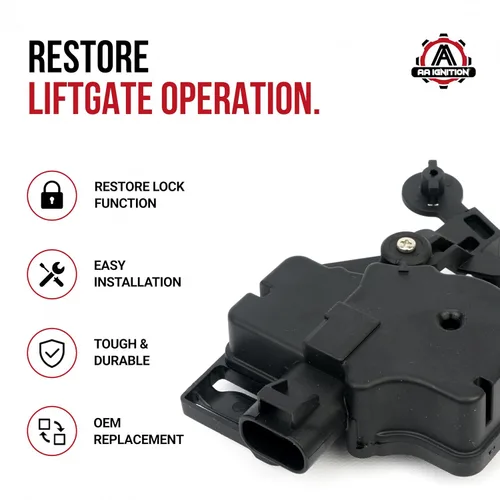 Miniatura 2 de AA Ignition - Actuador de pestillo de bloqueo de tapa de maletero trasero - Compatible con Audi, VW - A4, A5, A6, RS4, RS5, S4, S5, S8, A8 Quattro
