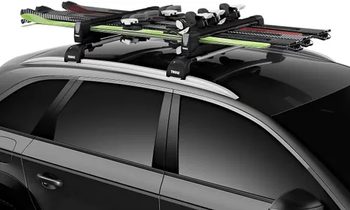 Miniatura 3 de Thule SnowPack Extender Esquí/Snowboard Rack (6pr/4 Tablas), Negro