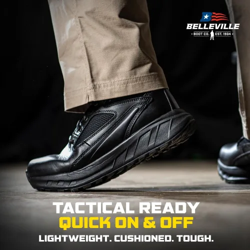 Miniatura 7 de B Belleville Arm Your Feet Tactical Research MAXX - Botas tácticas maximalistas de 6 pulgadas ultra acolchadas para hombre con cremallera, diseñadas