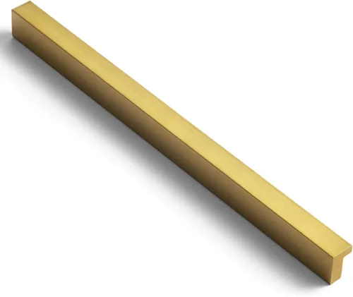 Miniatura 15 de Goo-Ki - Tiradores de gabinete de 12 piezas – Tiradores de cajón de latón cepillado claro de 3 pulgadas (76mm) con centros de agujeros – Tiradores