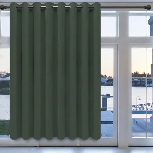 Miniatura 76 de Easy-Going - Cortinas opacas para dormitorio, aislamiento térmico sólido con ojales, cortinas de ventana para reducción de ruido, cortinas