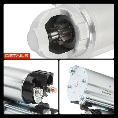 Miniatura 9 de A-Premium Motor de arranque compatible con Hyundai Sonata 06-09 y Kia Magentis, Optima 06-09, Forte Koup 10, 2.0L 2.4L, 12V 1.2KW 8 dientes