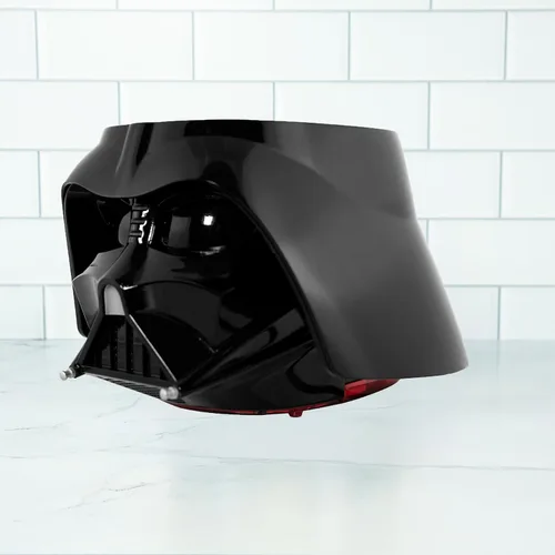 Tostadora de Star Wars Darth Vader de Uncanny Brands con halo: se ilumina y hace sonidos de sable láser
