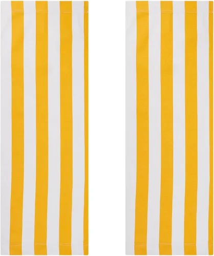 Miniatura 5 de GORGECRAFT Silla de playa de 44.5 x 16.9 in, lona de repuesto, 2 piezas, fundas de repuesto para sillas de salón al aire libre, color blanco