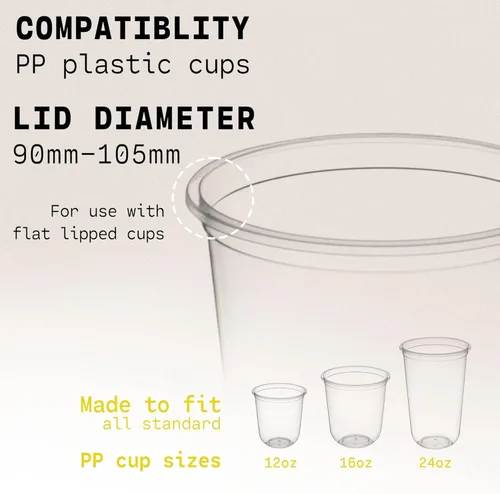 Miniatura 4 de Película selladora de tazas transparente, sella 3275 tazas por rollo @ 3.543 in-4.134 in, película de sellado de tapa de té con leche de Bubble Boba