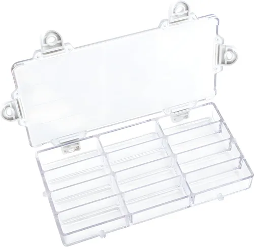 WANDIC Caja de paleta, 1 caja vacía de acuarela de 12 pozos para acuarela, recipiente hermético para acuarela, gouache, acrílico y pintura al óleo
