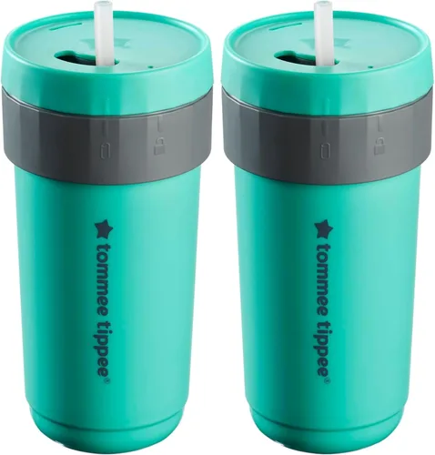 Miniatura 8 de Tommee Tippee Vaso convertible aislado 3 en 1 de 10 onzas, 59.1 ft+, antiderrames, taza multiusos para niños pequeños de 1 a 3, a prueba de fugas