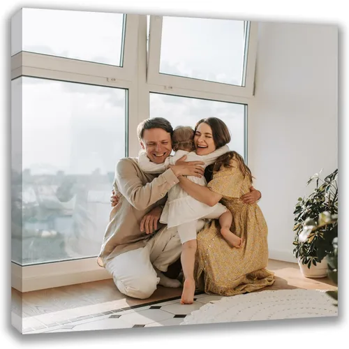 Miniatura 7 de Impresiones de lienzo personalizadas con tus fotos, arte de pared enmarcado personalizado, cuadros de lienzo personalizados para mascotas/familia