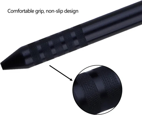 Miniatura 5 de DUNBONG Bolígrafo multicolor negro 4 en 1 multifunción con bolígrafo de gel negro, azul, rojo, verde, 1 unidad (negro)