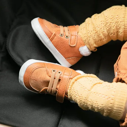 Miniatura 3 de KaKaKiKi - Tenis de lona para bebé, infante, niños, tenis con suela de goma antideslizante, tenis de caramelo caminantes, primerizos, precaminando