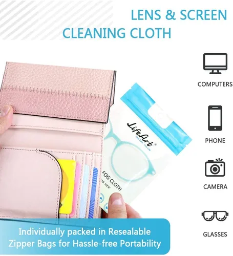 Miniatura 5 de Paños de limpieza para gafas, pantallas, toallitas para lentes para todas las pantallas de dispositivos electrónicos