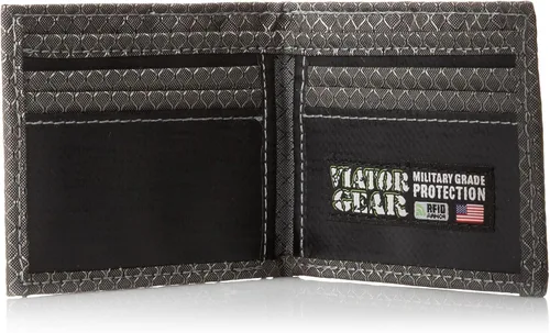Miniatura 4 de Viator Gear Cartera con bloqueo RFID, Titanio, talla única , Cartera con bloqueo RFID