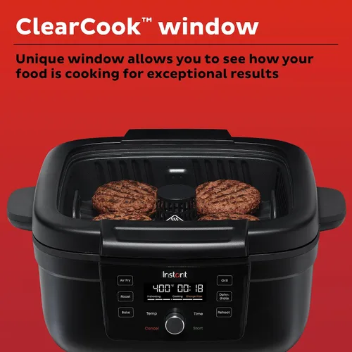 Miniatura 5 de Instant Pot Freidora de aire 6 en 1 y parrilla interior con horneado, recalentamiento y deshidratación, de los fabricantes de olla instantánea
