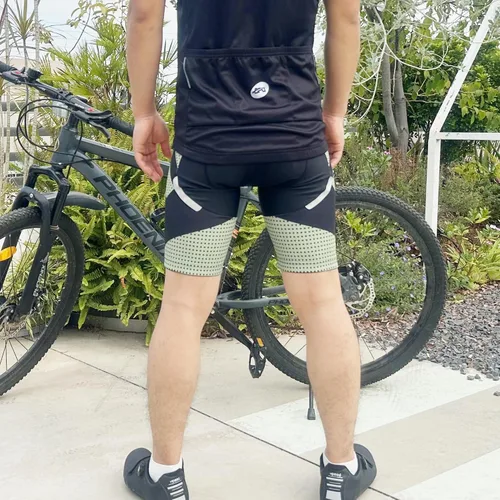 Miniatura 67 de sponeed Pantalones cortos de ciclismo para hombre, pantalones acolchados para ciclismo, ropa de ciclismo