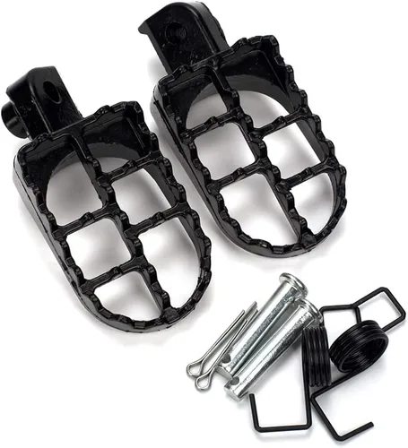 Miniatura 6 de XINGWU Reposapiés negro para motocross, pedales de aluminio para XR50R PW50 CRF70 TW200 KLX110 CRF50 50cc 70cc 90cc 110cc 125cc TaoTao pieza
