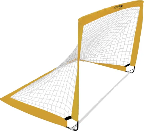 Rhino Flex 4'x 3' Portable Soccer Goal by Champion Sports – Durable, Lightweight, Foldable with Carry Bag and Ground Stakes for Backyard, Park, or