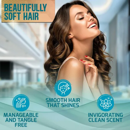 Miniatura 4 de Set de champú y acondicionador de biotina - Fórmula que aumenta el volumen para hombres y mujeres para ayudar con el cabello que se adelgaza - Sin