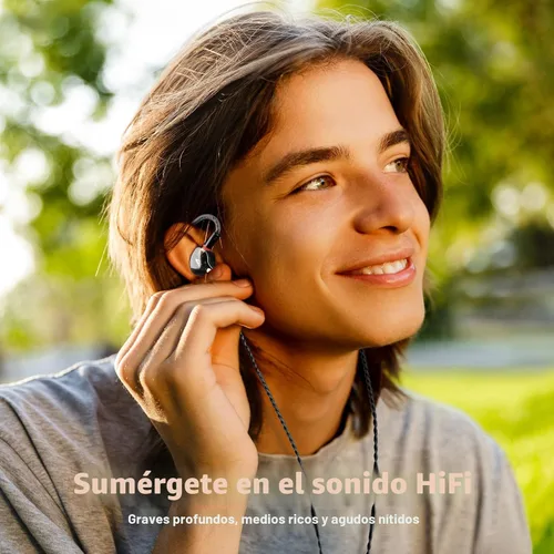 Miniatura 2 de Vibes 202 - Auriculares con cable - Auriculares HiFi in Ear Monitor - Auriculares profesionales con aislamiento de ruido - Sonido claro, graves