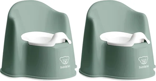 Miniatura 11 de BabyBjörn Silla para Orinal, Inodoro de Entrenamiento para Niños en Negro/Blanco, Fácil de Limpiar, Orinal Interior Extraíble, Antideslizante