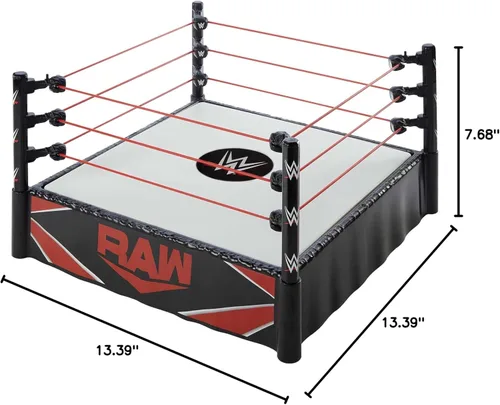 Miniatura 5 de WWE Ring Superstar (14 pulgadas) con Lona de Resorte y Cuerdas Flex Reales para Figuras de Acción; Regalo para Edades de 6 Años en Adelante