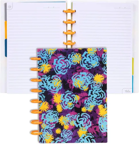 Miniatura 50 de Talia - Cuadernos de notas con tapas, planificador, personalizables, (Azul de Verano, Junior (5.5 pulgadas x 8.5 pulgadas)) Azul verano