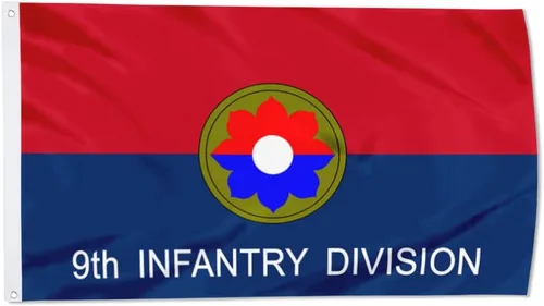 Miniatura 28 de Fyon Bandera militar de la 34ª división de infantería del ejército de 3 x 5 pies con 2 ojales de latón